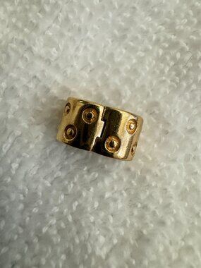 Pandora "Seeing Spots" 14K Yellow Gold Clip Charm, Model 750345